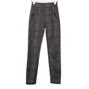 Joe B High Rise Plaid Houndstooth Leggings Formal Small Twee Corpcore
